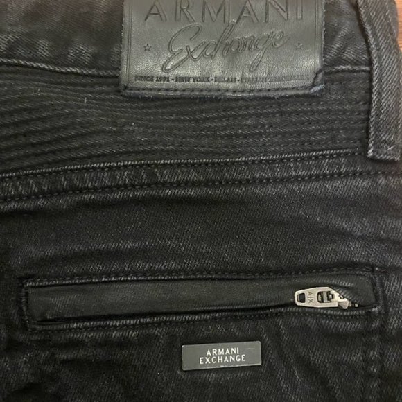 A/X Armani Exchange J27 Skinny Biker Jeans - Picture 9 of 9